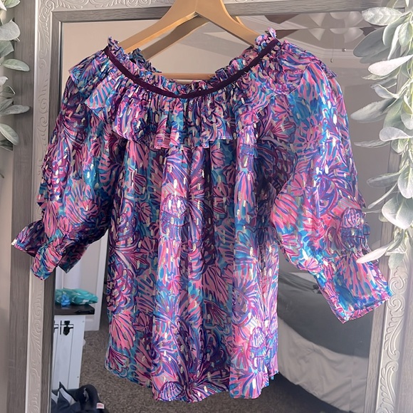 Lilly Pulitzer Ceecee top - Picture 4 of 6